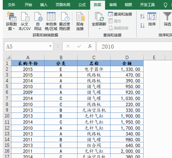 excel怎么排序?excel最常用的排序方法汇总