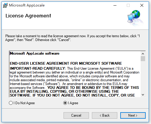 Microsoft Applocale无法安装怎么办?