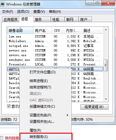 Win7结束进程提示拒绝访问进程的解决方法