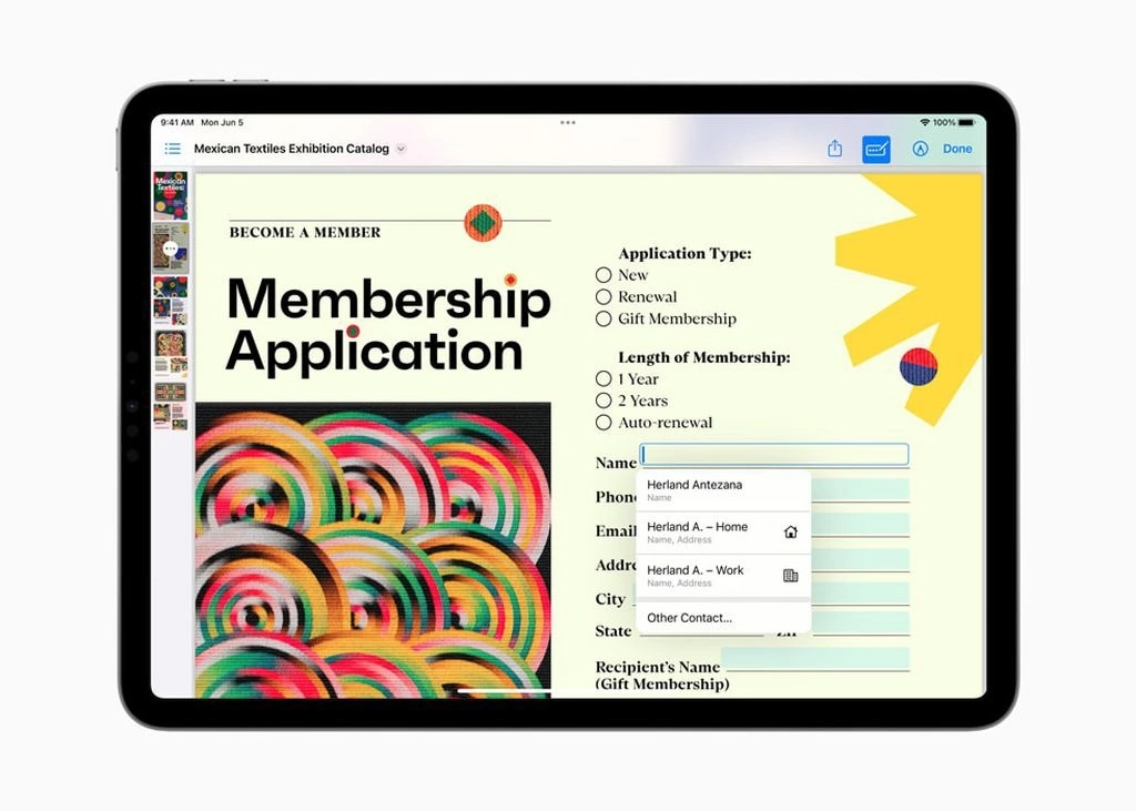 苹果WWDC2023发布iPadOS 17预览版更新,带来更多新功能