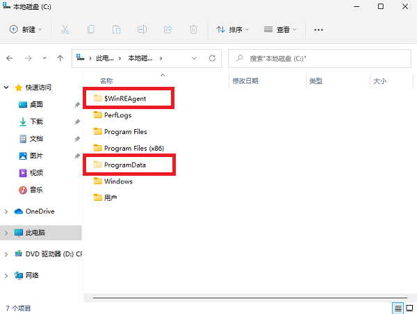Win11查看系统隐藏文件方法教程