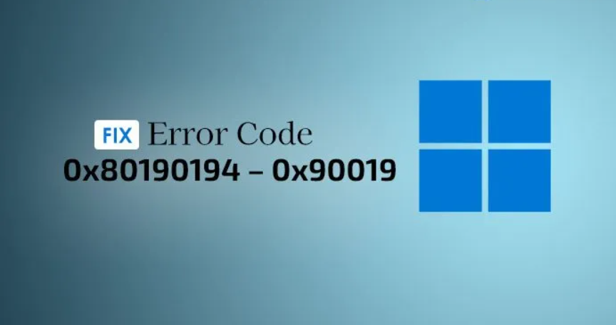 Win11中使用Outlook时错误代码0x80190194-0x90019怎么办?