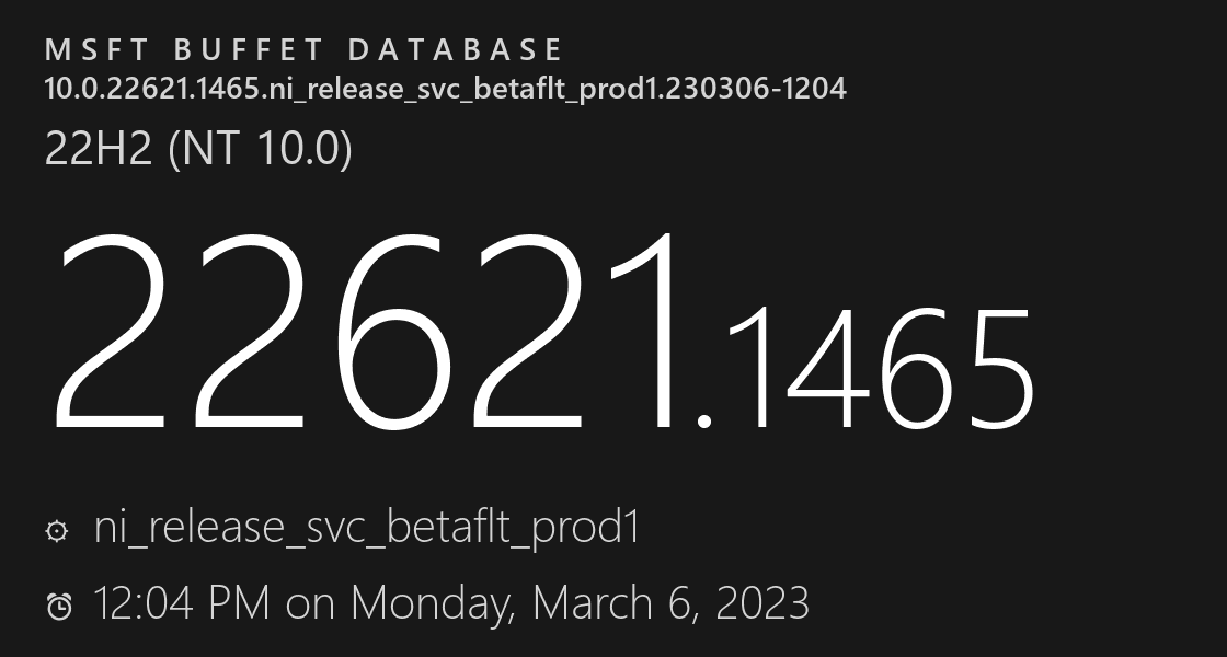 Windows11 发布2023年3月17日最新Beta补丁KB5023775!