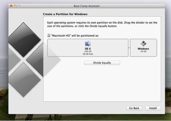 Mac笔记本上安装Win10预览版方法