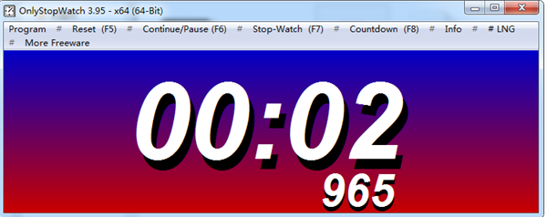 OnlyStopWatch(桌面计时工具)