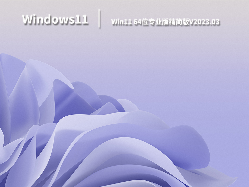 2023年Win11系统下载_Win11 64位专业版精简版免费下载V2023.03