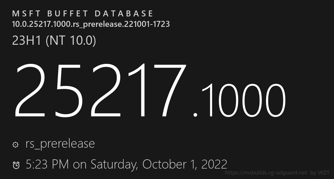 Windows 11 Insider Preview 25217.1000 (rs_prerelease)原版iso镜像 V2022
