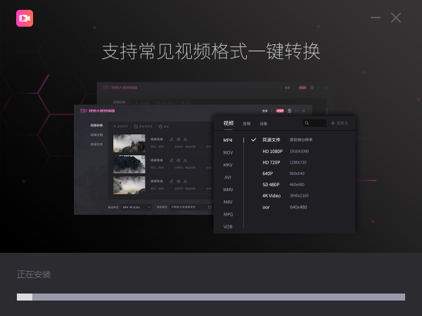 转转大师视频格式转换器