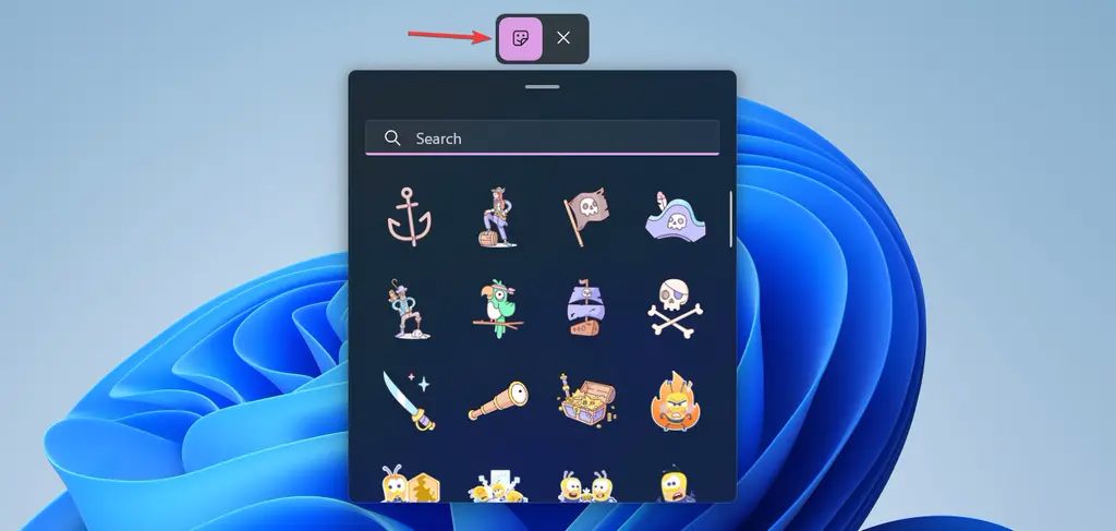 Win11 22H2怎么启用桌面贴纸Desktop Stickers？