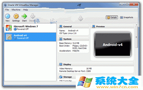 Win7等系统里跑起Android4.0