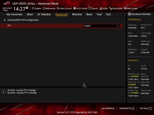 Win10系统开启TPM2.0操作方法