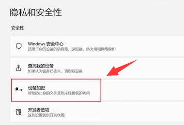 win11怎么对设备进行加密?win11设备加密方法介绍