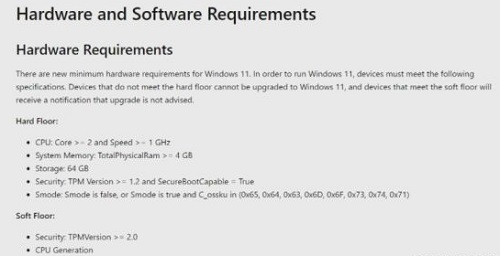 win11系统处理器要求是什么?win11处理器要求详情