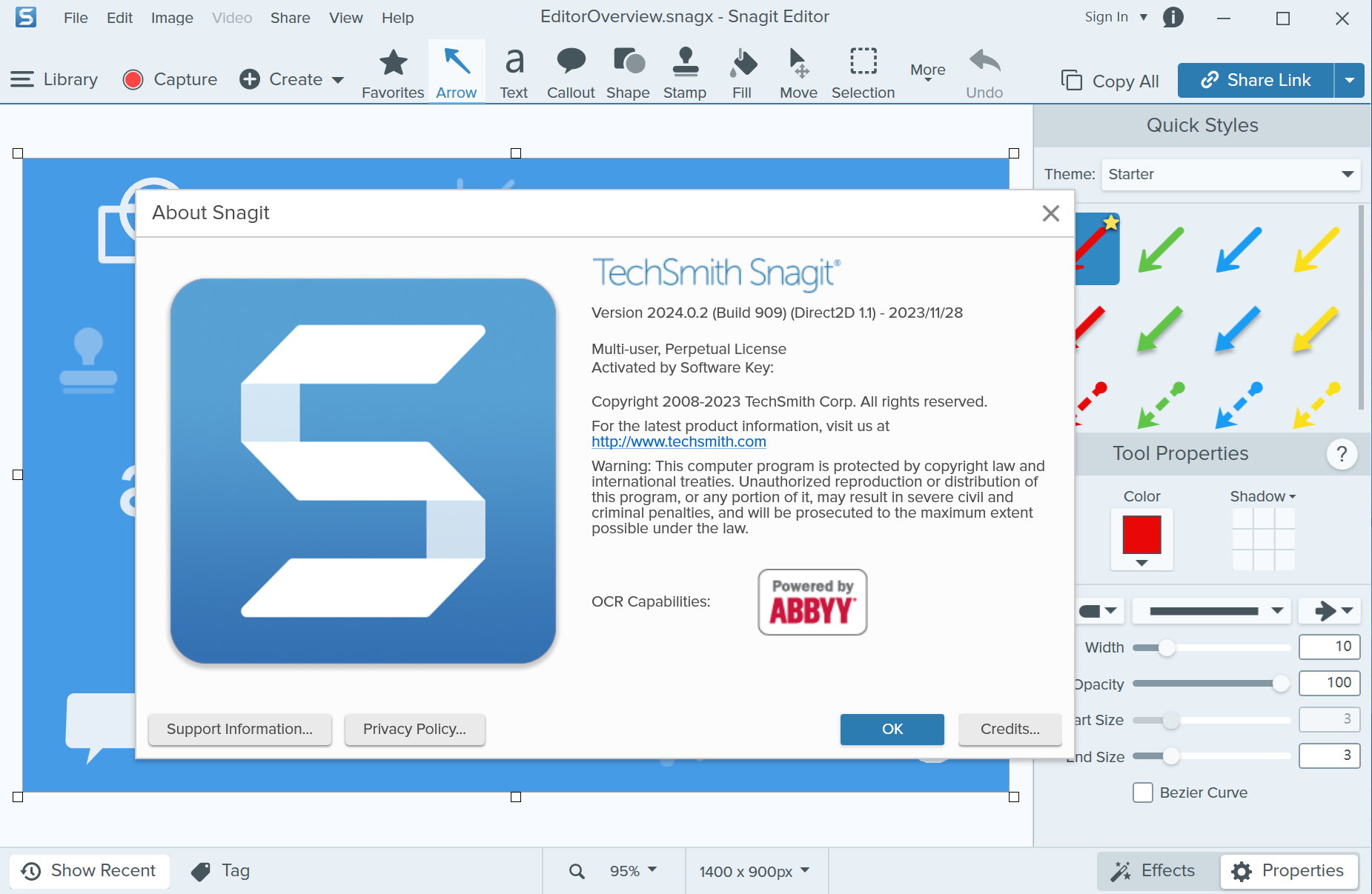 TechSmith SnagIt 2024.0.2.909 Win/2024.0.1 macOS Multilingual 注册版-屏幕捕获工具