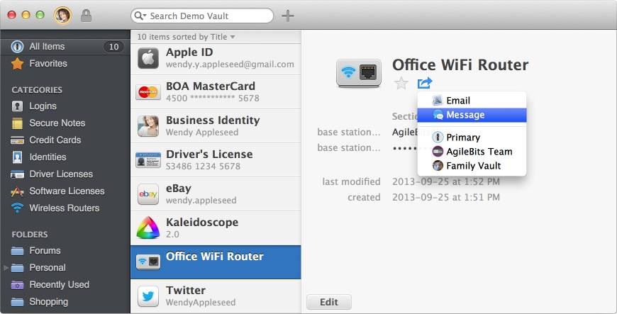 1Password v4.6.1.616 Win/v6.8.5 MacOS 多语言中文注册版- 密码管理工具