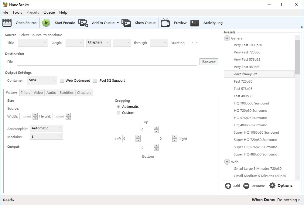 HandBrake v1.0.0 正式版-跨平台开源视频转换工具