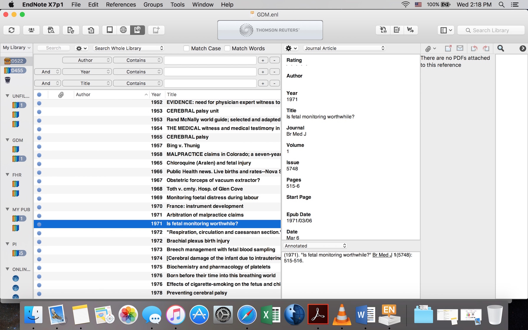 Thomson Reuters EndNote X7.6 MacOSX注册版-参考文献管理软件