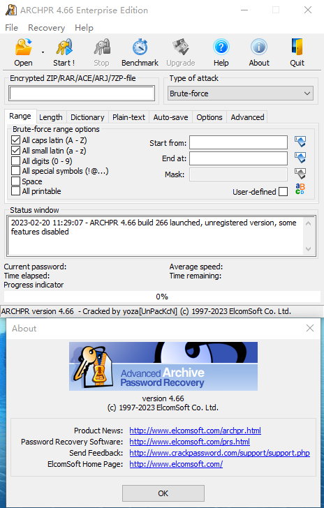 Advanced Archive Password Recovery Enterprise v4.66.266 注册版 - ZIP/RAR密码破解