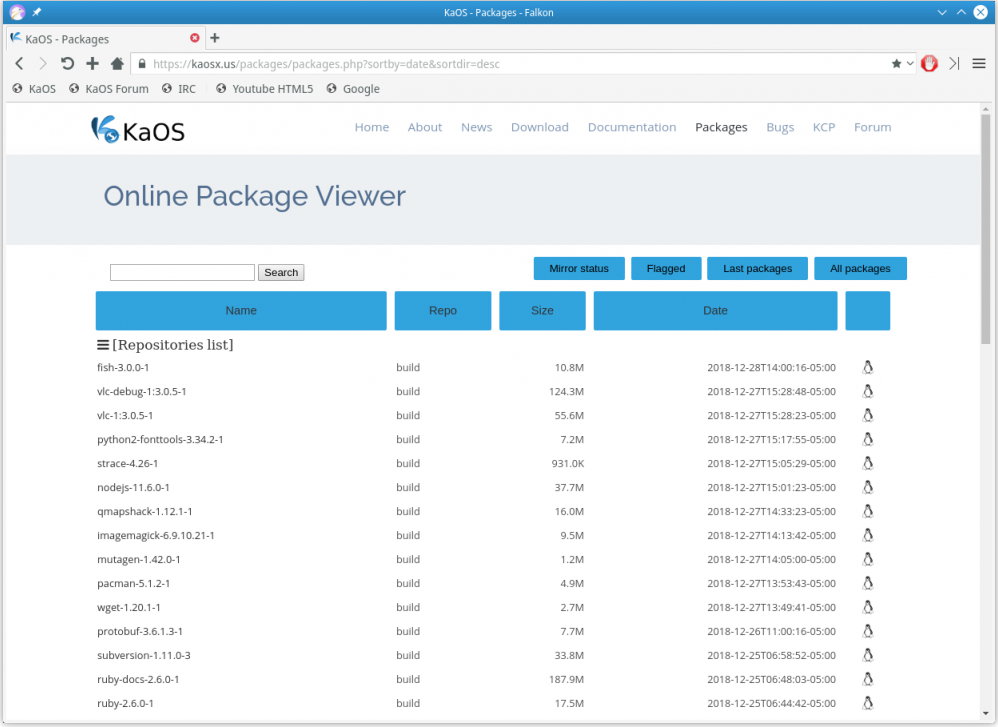 KaOS v2018.12版正式发布附下载-独立的 Linux 发行版 