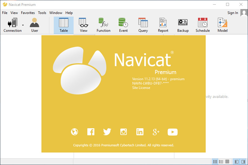Navicat Premium Enterprise 11.2.14 x86/x64 英文注册版-数据库管理