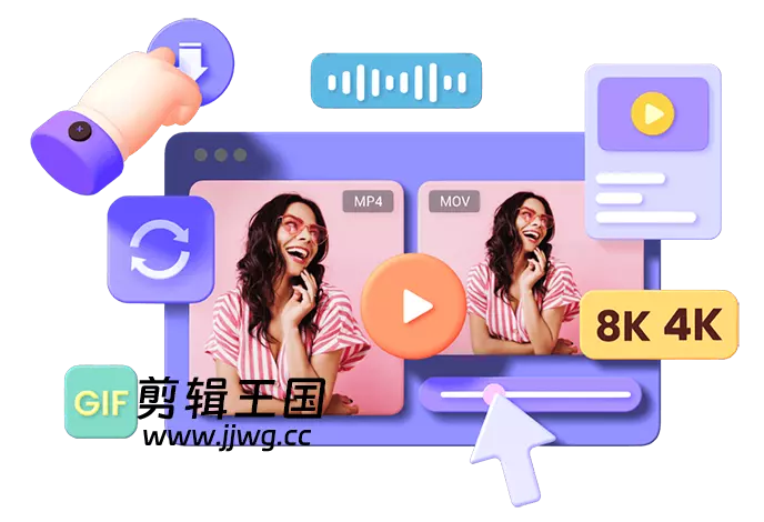 格式转换和视频下载 HitPaw Video Converter v3.2.1.4 专业版 WIN/macOS插图7 格式转换和视频下载 HitPaw Video Converter v3.2.1.4 专业版 WIN/macOS插图7