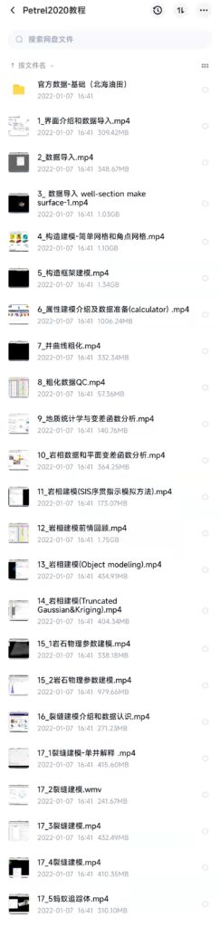 Petrel 2020精品视频教程下载