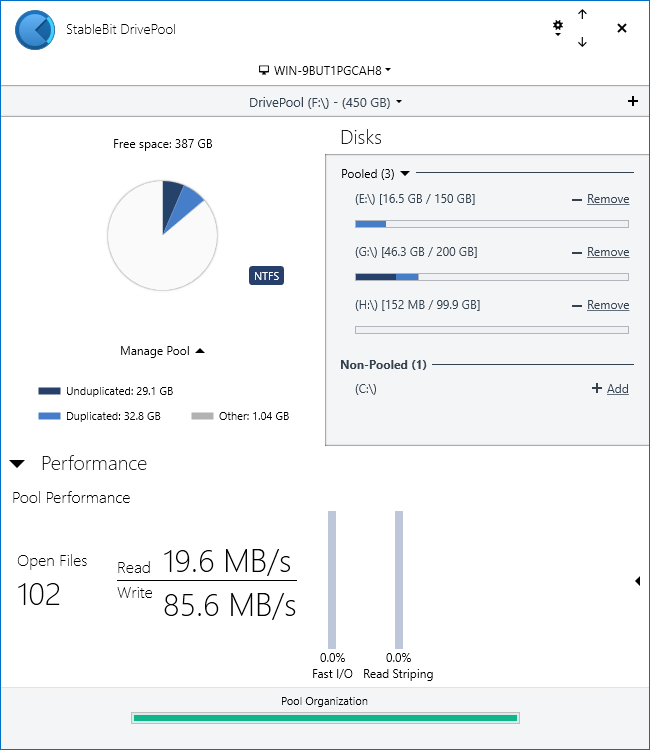 文件复制的磁盘软件下载_StableBit DrivePool破解版2.3.1