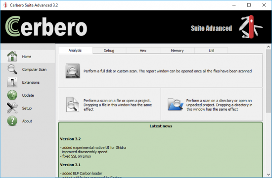 恶意软件分析工具软件下载_Cerbero Suite Advanced 5特别版5.7
