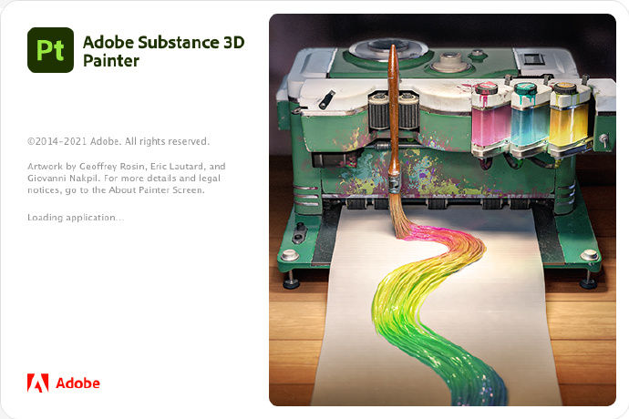 pt3D绘画软件下载_Adobe Substance 3D Painter中文破解版8.1.1
