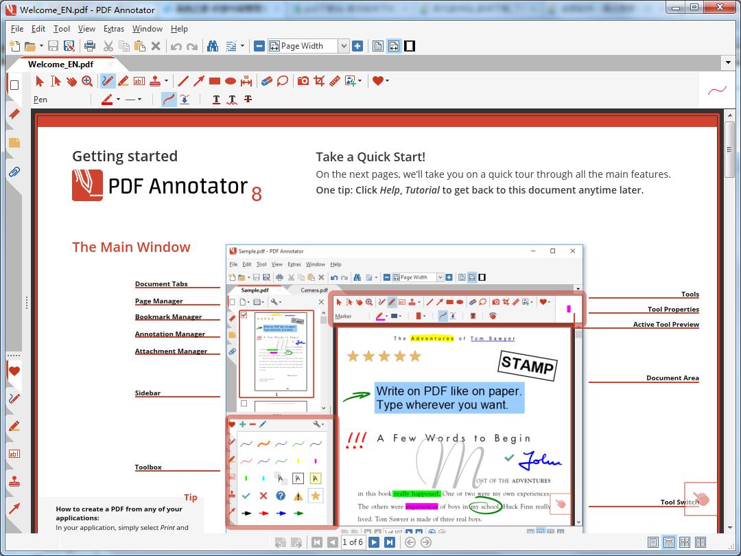 PDF编辑软件下载_PDF Annotator破解版8.0.0