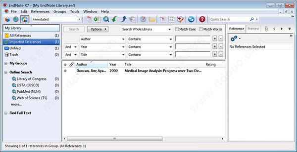 endnote x7软件下载_endnote x7破解版17.0.7072