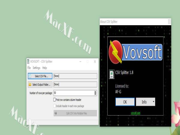 VovSoft CSV Splitter