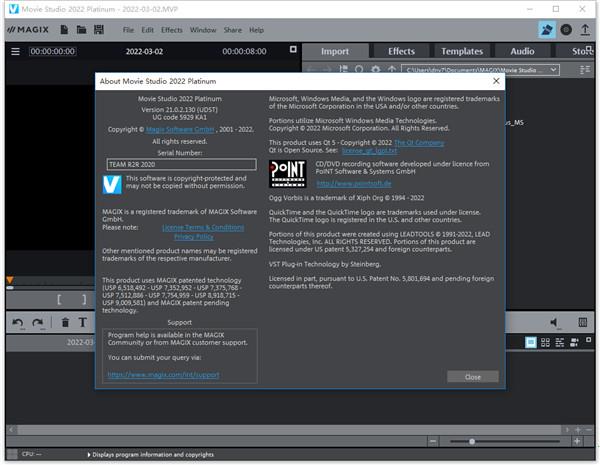 movie studio platinum 2022破解版