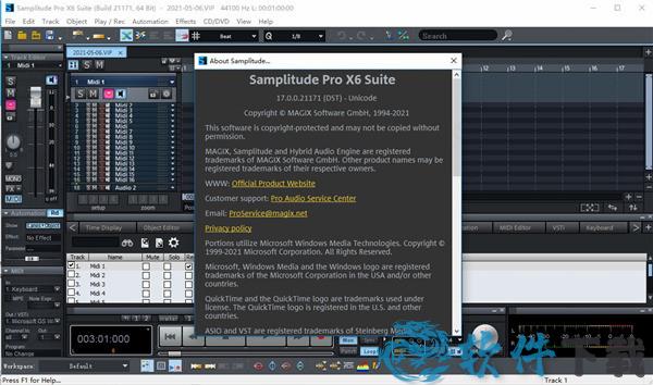 Samplitude Pro X6破解补丁