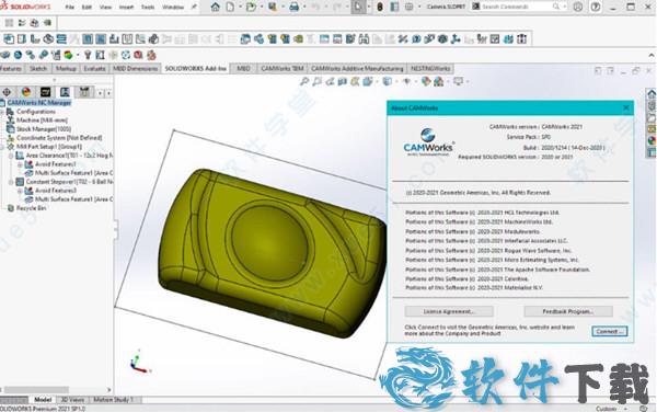 CAMWorks 2021 SP1 中文破解版下载