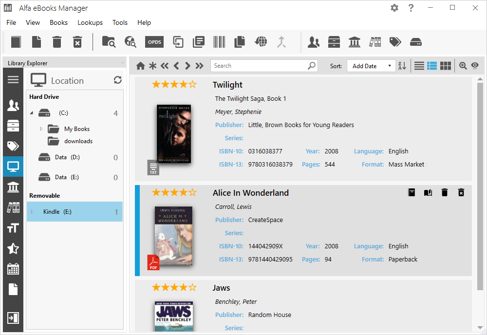 Alfa eBooks Manager Pro软件下载_Alfa eBooks Manager Pro中文破解版8.4.35.1