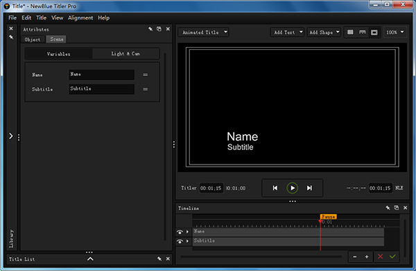 NewBlue Titler Pro 6软件下载_NewBlue Titler Pro 6注册破解版6.0