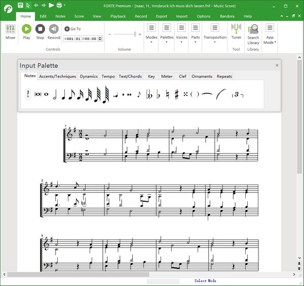 音乐制作软件下载_Forte Notation FORTE 12中文破解版12.0.2