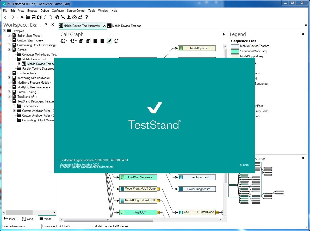 NI TestStand 2020软件下载_NI TestStand 2020中文破解版20.0