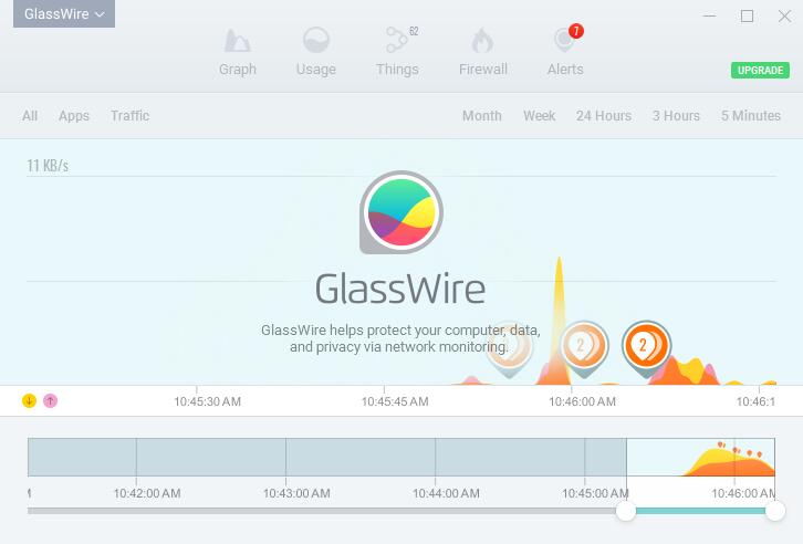 GlassWire软件下载_GlassWire中文破解版2.1.158