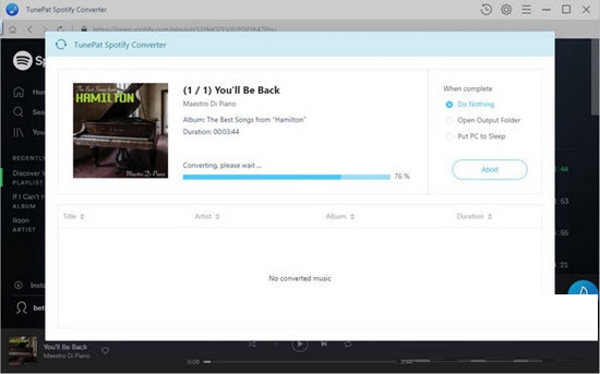 TunePat Spotify Converter软件下载_TunePat Spotify Converter中文破解版1.2.4