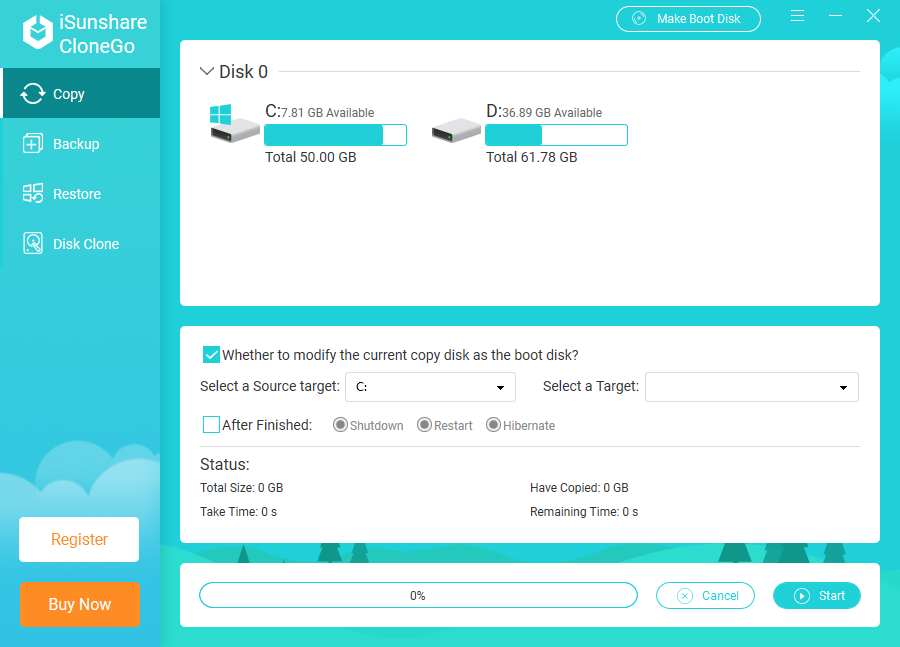 iSunshare CloneGo软件下载_iSunshare CloneGo破解版3.0.3.5