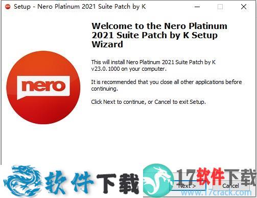 Nero Platinum Suite 2021 v23.0中文破解版下载