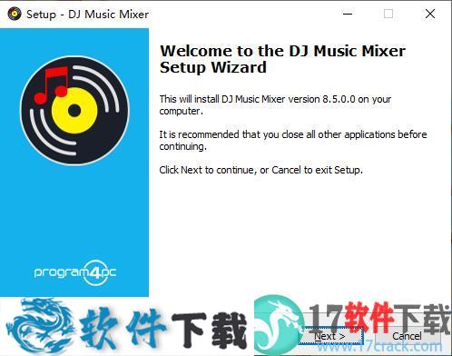 Program4Pc DJ Music Mixer v8.5中文破解版(附安装教程+补丁)下载