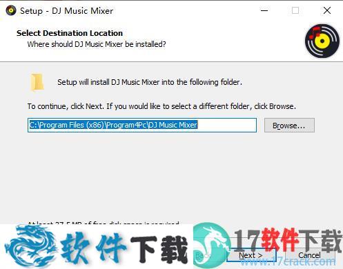 Program4Pc DJ Music Mixer v8.5中文破解版(附安装教程+补丁)下载