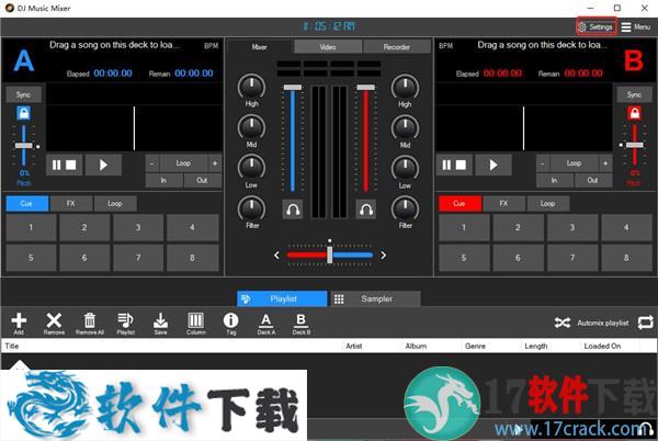 Program4Pc DJ Music Mixer v8.5中文破解版(附安装教程+补丁)下载