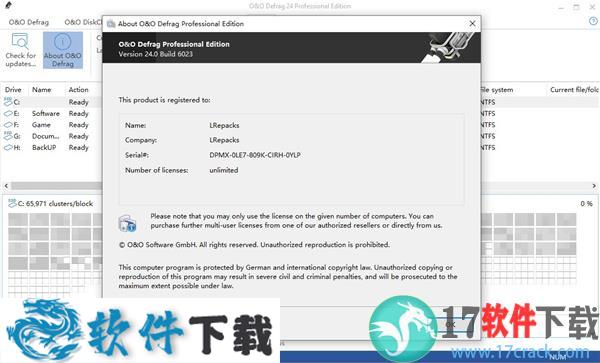 O&O Defrag Pro v24.0破解版(附安装教程+破解补丁)下载