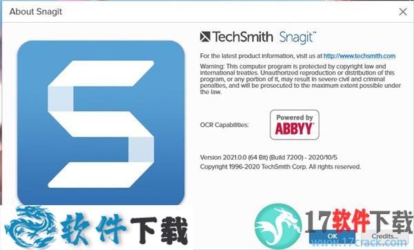 TechSmith Snagit v2021.0.0破解版（附安装教程）下载