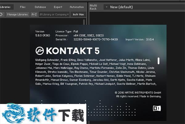 Kontakt 5.8 破解版（附安装教程）下载