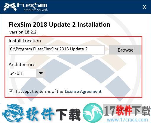 Flexsim2018 v18.2.2中文破解版（集中文补丁+安装教程）下载